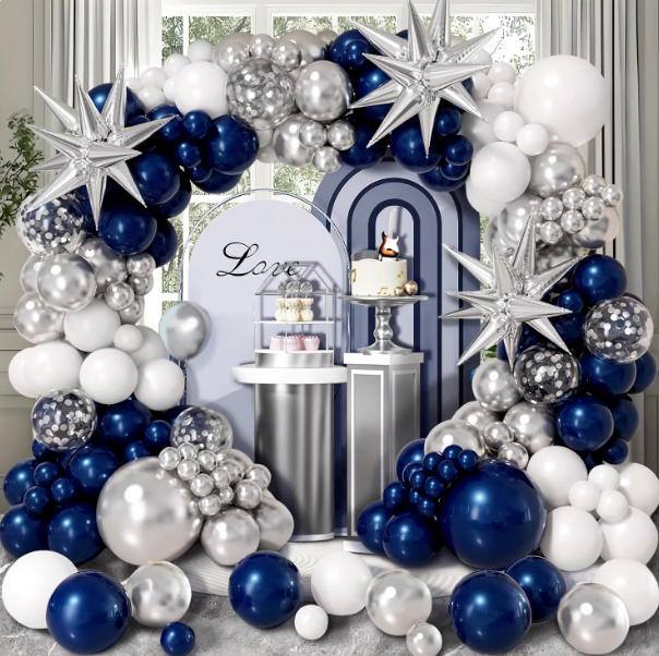 Elegant Blue & Silver Series