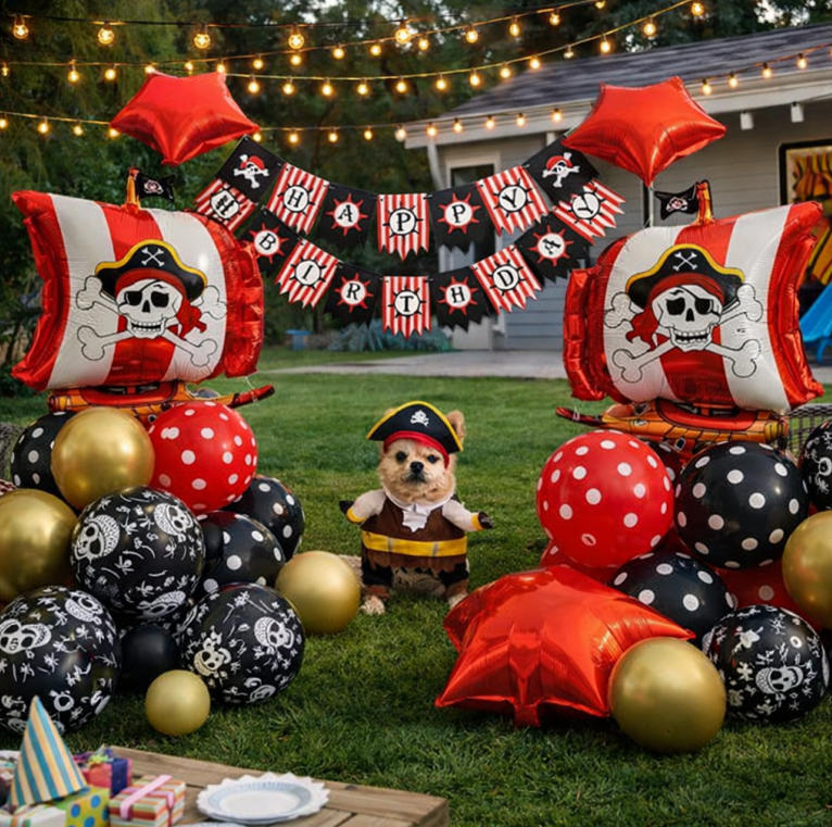 Pirate – Red & Blue